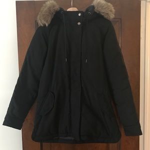 Faux Fur-lined Parka
